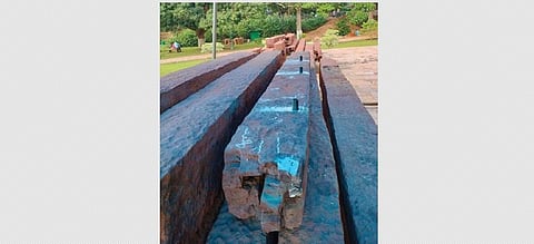 The iron beams used in centuries-old Konark temple | Express