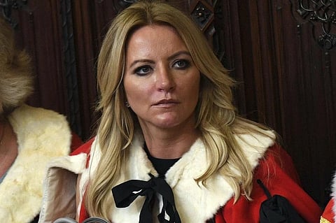 FILE - Baroness Michelle Mone looks on ahead of the State Opening of Parliament by Queen Elizabeth II, in the House of Lords at the Palace of Westminster in London, June 21, 2017. (Photo | AP)