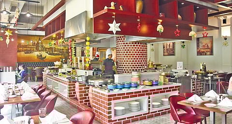 Christmas Brunch event held at Accord Hotel in GN Chetty road in T Nagar on Sunday. (Photo | Ashwin Prasath, EPS)