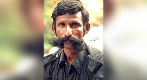 Forest brigand Veerappan.
