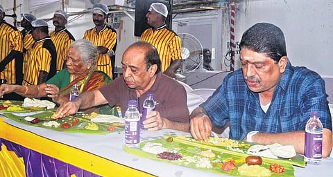 Margazhi sabha canteen dining | Photos: Aparna U, Sneha Cheralathan