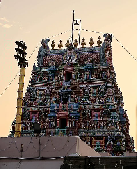 The parthasarathy temple