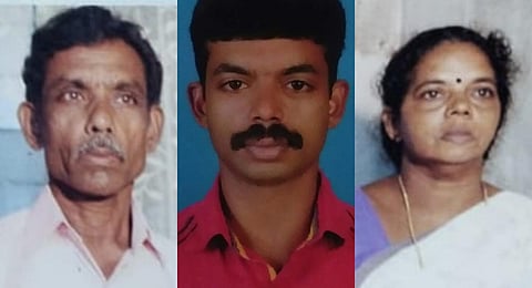 Kumaran (70), Ajesh (38), Thankamma (65)