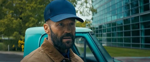 YouTube screengrab from the trailer of 'The Beekeeper' starring Jason Statham.