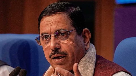 Union Minister for Parliamentary Affairs Pralhad Joshi