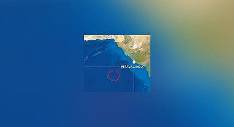 A suspected drone strike caused an explosion aboard a Mangalore-bound merchant ship with around 21 Indian crew about 200 nautical miles off the coast of Gujarat’s Veraval. 