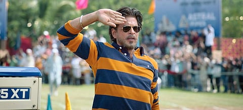 A shot from Rajkumar Hirani's 'Dunki.'