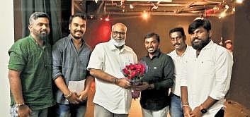 Team Rangasamudra with MM Keeravani