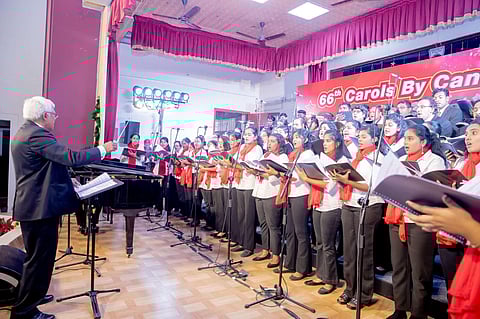 The Madras Musical Association (MMA) choir.