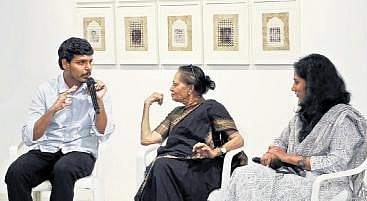 Speakers at the Intergenerational conversation.