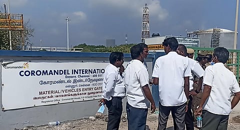 Locals demand the permanent closure of the plant. (Videograb)