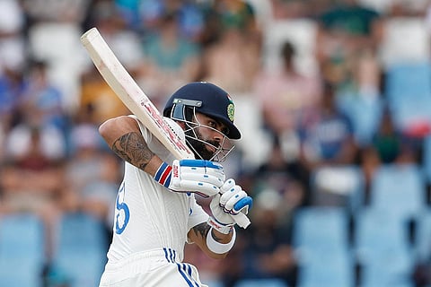 India's Virat Kohli was the only spark of defiance on the third day of the Centurion Test against South Africa (Photo | AFP)