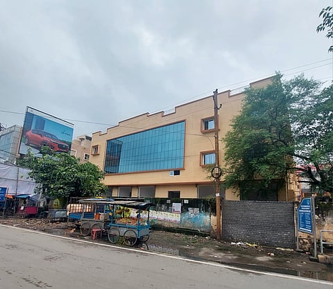 The utility complex on the premises of Gangadhar Meher University. (Photo | Express)