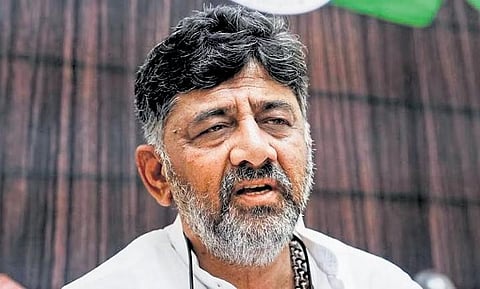 Karnataka PCC president and Deputy Chief Minister DK Shivakumar. (Photo | Express)