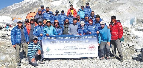 Leishangthem Surjit trained budding mountaineers and adventure sportspersons from across the country, mostly Northeast.