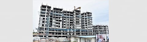 Building construction. (Photo |Ashwin Prasath, EPS)