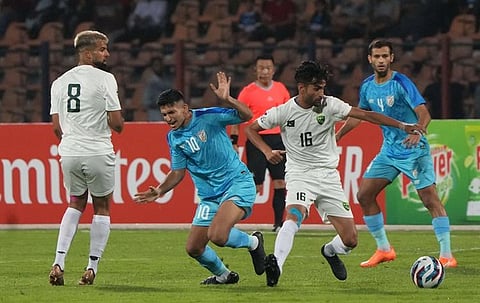 Caption: India's display during the SAFF Championships in Bengaluru was one of the highlights of the year