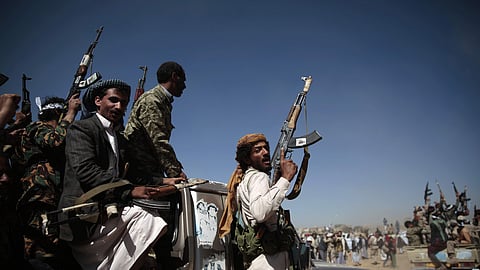Houthi militants. 