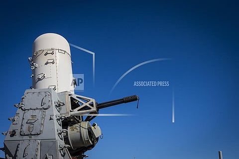 The U.S. military said Sunday Dec. 31, 2023 it shot down two anti-ship ballistic missiles fired toward a container ship by Yemen’s Houthi rebels in the Red Sea. (Photo| AP)