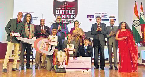 The winners St. John’s School BLW, Varanasi, at Manekshaw Centre, Delhi