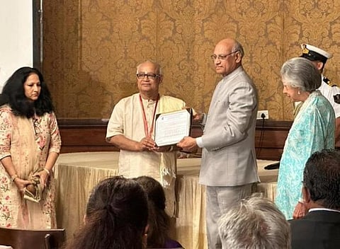 PV Kane award for Prof Brajakishore Swain