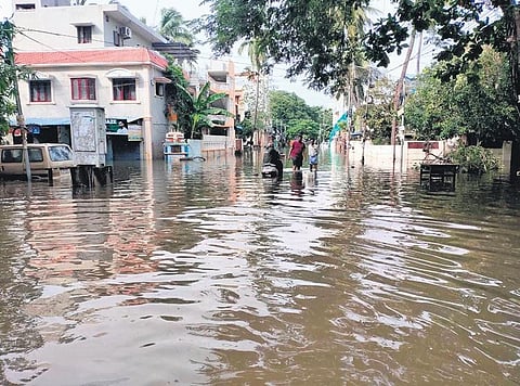 Water level is as high as 10 feet around Padi substation that powers over 55 feeder lines across north Chennai | Express