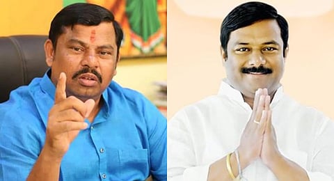 BJP's T Raja Singh and Alleti Maheshwar Reddy (Twitter)