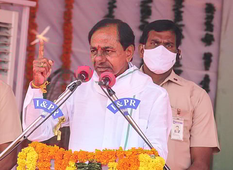 BRS Supremo K Chandrasekhar Rao. (Photo | Express)