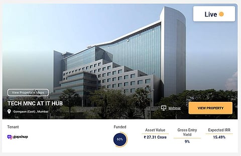 Startup hBits offers Rs 28 cr-commercial property in Mumbai to HNIs for fractional ownership