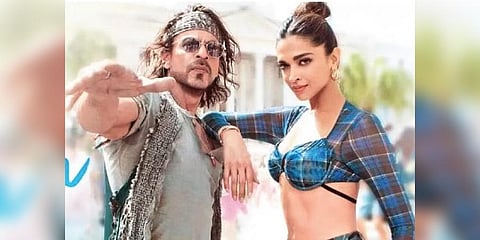 Shah rukh Khan and Deepika Padukone in 'Pathaan'