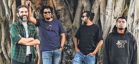 TAAQ members – Tony Das, Bruce Lee Mani, Rajeev Rajagopal, Leslie Charles.