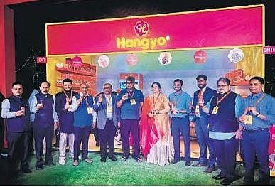 Hangyo Ice Cream launches its new logo during the 20th-year celebration in Bengaluru recently