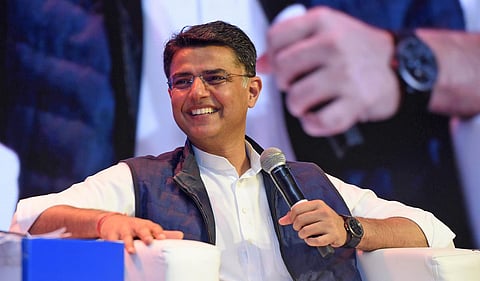 Congress leader and former union minister Sachin Pilot at ThinkEdu conclave. (Photo | Satish Babu, EPS)