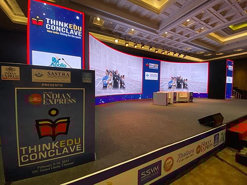 The second and final day of TNIE's ThinkEdu conclave 2023 in Chennai. (Photo | Satish babu, EPS)