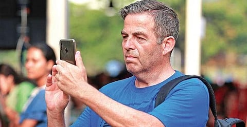 German tourist Rolen in awe of youth festival in Kerala