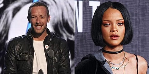 Singer-songwriter Chris Martin of the British rock band Coldplay has declared Rihanna 'the best singer of all time.' (Photo | AP)