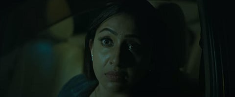 A still from the teaser of 'Pallimani' starring Nithya Das. (Photo | YouTube screengrab)