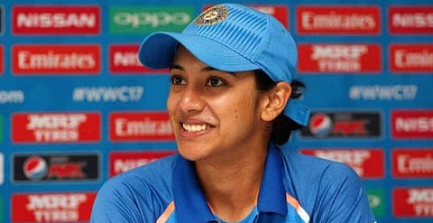 India's attacking batter Smriti Mandhana. (Photo | PTI)