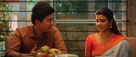 A still from the Tamil film The Great Indian Kitchen, a remake of the Malayalam version. (Photo | YouTube screengrab)