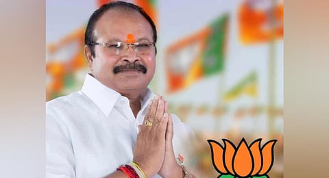 Former president of Andhra Pradesh BJP K Lakshminarayana.