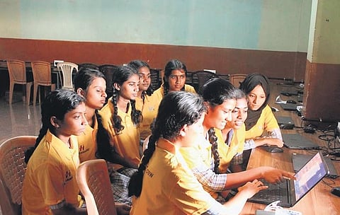 Students write codes for the payloads