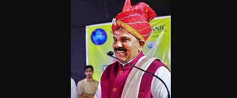 Senior AAP leader Harsh Dev Singh.