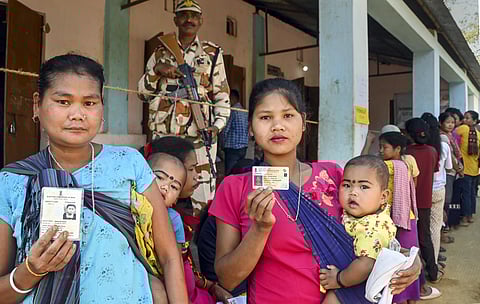 The northeastern state, where top leaders had stepped up their electoral spadework over the past few days, is set to witness a triangular fight this time, with the BJP-IPFT coalition seeking to retain supremacy, the Left-Congress combine looking to wrest 