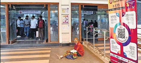 QR Code for booking tickets through UTS at Tiruchy railway station | Mk ashok kumar