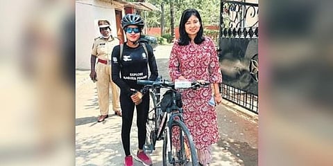 Asha Malviya, a 24-year-old mountaineer and athlete from Madhya Pradesh.