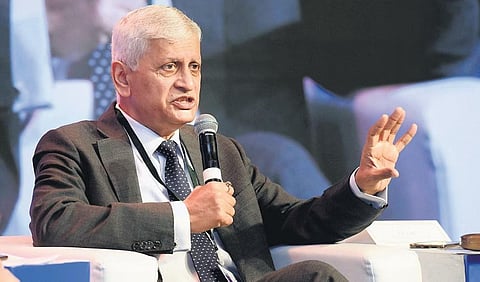 Former Chief Justice of India UU Lalit speaks on the topic ‘Why Study Law: Social Duty and Legal Responsibility’ at the inaugural session of the 11th ThinkEdu Conclave in Chennai  | R Satish Babu