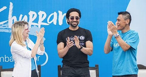 Actor Ayushmann Khurrana (Photo | UNICEF India)