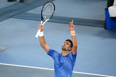 Novak Djokovic of Serbia. (Photo | AP)