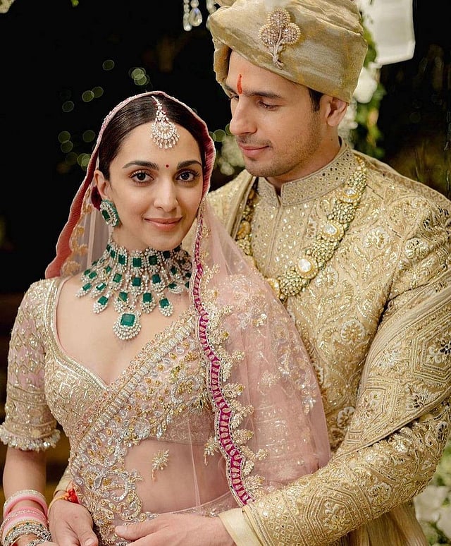 Kiara and Sidharth look regal on their wedding day. (Photo | Instagram)