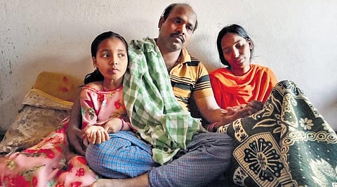 Muthyapu Gangadhar mourns Pradeep’s loss at his house in Nizamabad on Tuesday